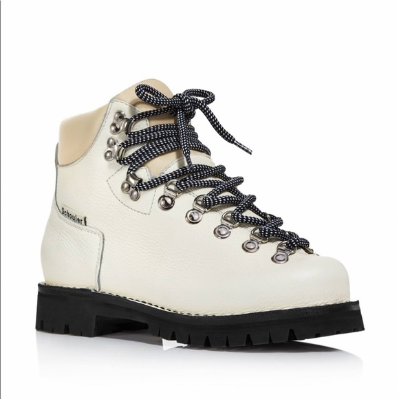 Proenza Schouler Lace-up Ankle Boots In 101 White. NBW too small for me! Size 6 - Picture 3 of 8